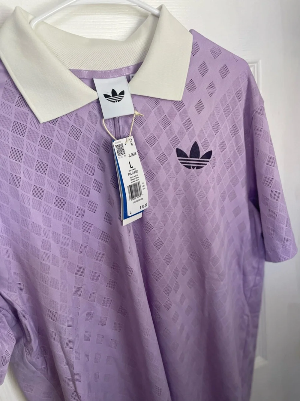 Adidas Tennis Pro Climacool+ FreeLift Polo Shirt Powder Plum JL9676 - Men's L - Picture 4 of 10
